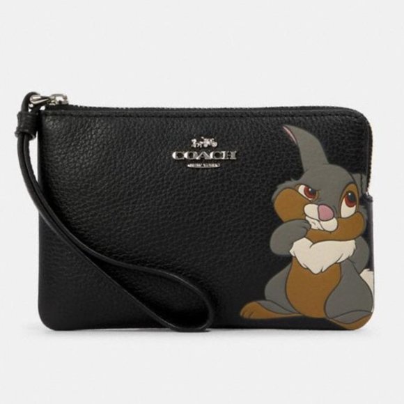 Coach Handbags - Disney X Coach Corner Zip Wristlet With Thumper